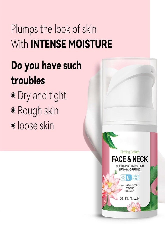 gcdat Face and Neck Firming Moisturizer，Face Firming Cream with Lotus Extract， Collagen Peptides, Creatine and Collagen for Loose Skin，Day & Night Hydrating Moisturizer for Women and Men， 1.7 Fl. Oz - Image 2